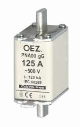 PNA00 160A aM Плавкая вставка Un 500 V a.c., размер 00, aM - характеристика моторная только против короткого замыкания, без Cd/Pb, замена PN00