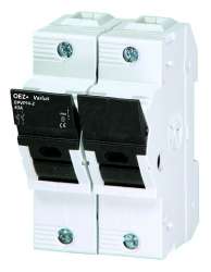 OPVP14-2 разъединитель нагрузки цилиндрических предохранителей Ie 63 A, Ue 690 V, для цилиндрических плавких вставок 14x51 для защиты полупроводников, 2-полюсное исполнение