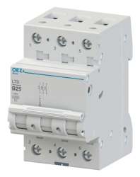 LTS-16B-3 Автоматический выключатель In 16 A, Ue AC 230/400 V / DC 180 V, характеристика B, 3-полюс, Icn 10 kA LTS-16B-3 Автоматический выключатель In 16 A, Ue AC 230/400 V / DC 180 V, характеристика B, 3-полюс, Icn 10 kA