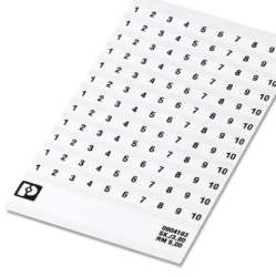 Phoenix contact 0804183:0001 SK 5/3,8:FORTL.ZAHLEN 1-10 Маркировка для клеммных модулей