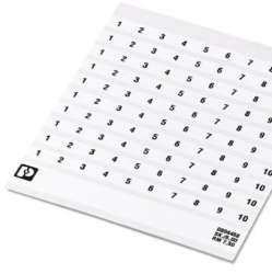 Phoenix contact 0804468:0051 SK 7,5/5:FORTL.ZAHLEN 51-60 Маркировка для клеммных модулей