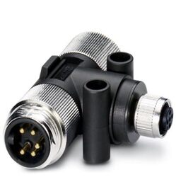 Phoenix contact 1401028 SAC-5P-M12T/2XMIN DN Т-образный распределитель для шинных систем