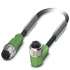 Phoenix contact 1415617 SAC-4P-M12MS/ 0,3-PVC/M12FR Кабель для датчика / исполнительного элемента