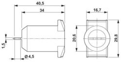 Phoenix contact 1417840 VS-SCRJ-PC-BK Защитная крышка