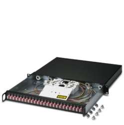 Phoenix contact 1418818 FOC-SB-FR19:1U-LCD24-OM4 BK Кабельная коробка