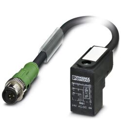 Phoenix contact 1438820 SAC-3P-M12MS/0,3-PUR/C-1L-V Кабель для датчика / исполнительного элемента