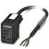 Phoenix contact 1443174 SAC-3P-10,0-PUR/B-1L-V Кабель для датчика / исполнительного элемента