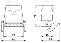 Phoenix contact 1460286 HC-B 10-KML-H-M1PG16 Корпус