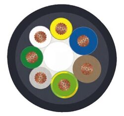 Phoenix contact 1516548 SACB-C-H180-4/ 4-10,0PUR SCO Разъем с кабелем