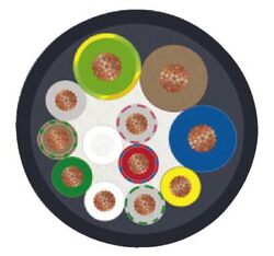 Phoenix contact 1516593 SACB-C-H180-4/ 8- 5,0PUR SCO Разъем с кабелем