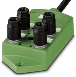 Phoenix contact 1548532 SACB- 4/4-L- 5,0PUR QO-0,34 Коробка датчика и исполнительного элемента