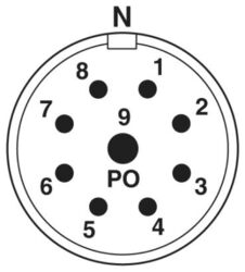 Phoenix contact 1595391 RC-09P1N8A2S00 Разъем блочный