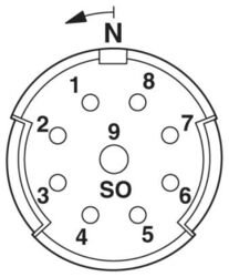 Phoenix contact 1596445 RC-09S1NC2E600 Разъем блочный