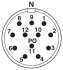 Phoenix contact 1597136 RC-12P1N12A000 Разъем блочный