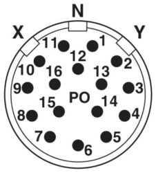 Phoenix contact 1600630 RC-16P1N12D100 Разъем блочный
