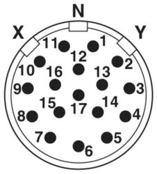 Phoenix contact 1601314 RC-17P1N12A200 Разъем блочный