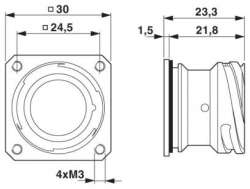 Phoenix contact 1605944 TU-12P1N124100 Аппаратн. соединитель, задняя стенка
