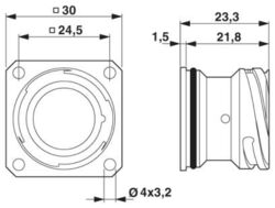 Phoenix contact 1605945 TU-12P1N125300 Аппаратн. соединитель, задняя стенка