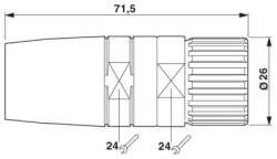 Phoenix contact 1606175 UC-07P1N8AR3DU Кабельный соединитель