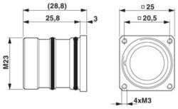 Phoenix contact 1610044 RC-0000000E01G Аппаратн. соединитель, задняя стенка