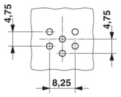 Phoenix contact 1610169 RC-06P1NA2H000 Аппаратн. соединитель, задняя стенка