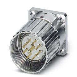 Phoenix contact 1610437 RC-09P1N12YF00 Приборный соединитель, передняя часть стенки, с накатанной гайкой