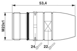 Phoenix contact 1618136 RC-2RP1N1290B7 Переходные соединители