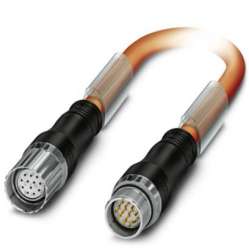 Phoenix contact 1619291 K-12-M23 M9/010-E00/M23 F8-N2 Штекерный разъем, пластиковая заливка с обеих сторон