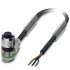 Phoenix contact 1668250 SAC-3P- 1,5-PUR/M12FR-2L B Кабель для датчика / исполнительного элемента