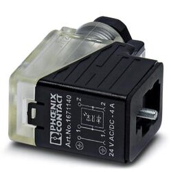 Phoenix contact 1671140 SACC-V-3CON-PG9/BI-1L-S Штекерный модуль для электромагнитного клапана