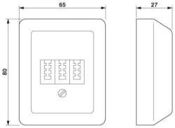 Phoenix contact 2749628 TAE-TRAB FM-NFN-AP Устройство защиты от перенапряжений
