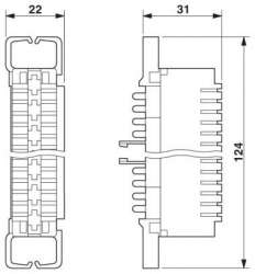Phoenix contact 2765356 CT 10-TL Разъединяющая колодка