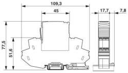 Phoenix contact 2801249 PT-IQ-2X1-48DC-PT Устройство защиты от перенапряжений