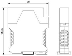 Phoenix contact 2901783 ME 45 UTG OG Корпус для электроники