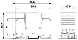 Phoenix contact 2910373 VAL-US-277/40/1+1-FM Устройство защиты от перенапряжений, тип 2