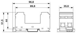 Phoenix contact 2920531 VAL-MS/1+1-BE/FM Базовый элемент для защиты от перенапряжений, тип 2 Phoenix contact 2920531 VAL-MS/1+1-BE/FM Базовый элемент для защиты от перенапряжений, тип 2