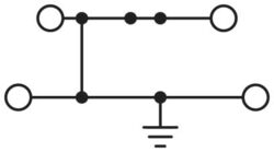 Phoenix contact 3038480 STTBS 2,5-PE Двухъярусная заземляющая клемма