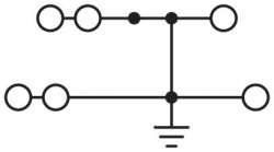 Phoenix contact 3038532 STTB 2,5-TWIN-PE Двухъярусная заземляющая клемма