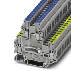 Phoenix contact 3046731 UTTB 2,5-PE/N Двухъярусная заземляющая клемма