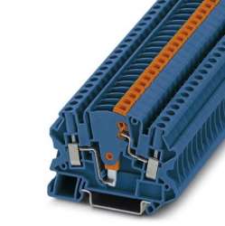Phoenix contact 3047454 UTME 4-P/P BU Измерительная клемма с ползунковым размыкателем