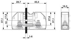 Phoenix contact 3056116 RWO 5 Болтовые клеммы
