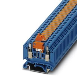 Phoenix contact 3104123 MTK-P/P MIT SPERRE BU Клеммы с ножевыми размыкателями