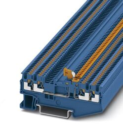 Phoenix contact 3210322 PT 1,5/S-QUATTRO-MT BU Клеммы с ножевыми размыкателями