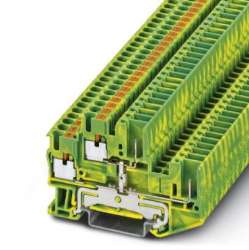 Phoenix contact 3210897 PTTB 2,5/2P-PE Двухъярусная заземляющая клемма