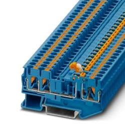 Phoenix contact 3211663 PT 2,5-TWIN-MT BU Клеммы с ножевыми размыкателями