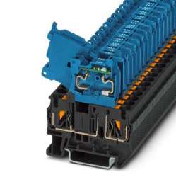 Phoenix contact 3211904 PT 4-HESILED 24 (5X20) BU/BK Клеммы для установки предохранителей