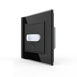 Датчик движения Livolo с сенсорным выключателем Черный