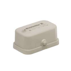 Weidmuller 1003130000 HDC HQP DMD 2BO Исполнение: HDC - корпус, Типоразмер: HQ, Вид защиты: IP65, Крышка для нижней части корпуса, Поперечная скоба для фиксации на нижней части, Стандартный