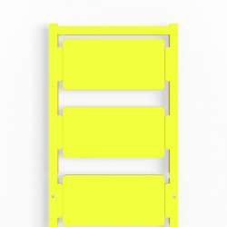 Weidmuller 1009320000 CC 30/60 MC NE GE Исполнение: ClipCard, Маркировочные элементы для устройств, 30 x 60 мм.кв Держатель CC-H 30/60, желтый