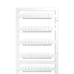 Weidmuller 1011410000 MF-W 9/5.2F MC NE WS Исполнение: MultiFit, Маркировка клеммы, 9 x 5.2 мм.кв Шаг в мм.кв(P): 5.20 WAGO, Legrand, белый